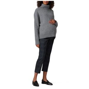 Ingrid & Isabel Plaid Maternity Pants - Black Crepe in Size XS S M or Large